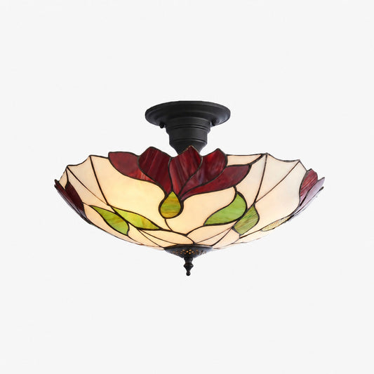TF Botanica Florale Glas-Decken- und Pendelleuchten – Leuchten im Kunstglas-Stil für Räume