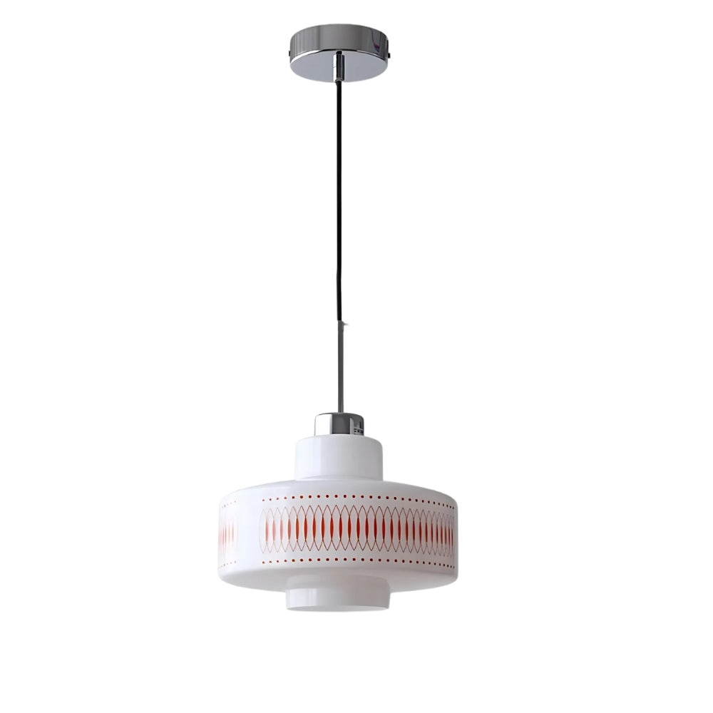 Vintage Bauhaus Opalglas Pendelleuchte