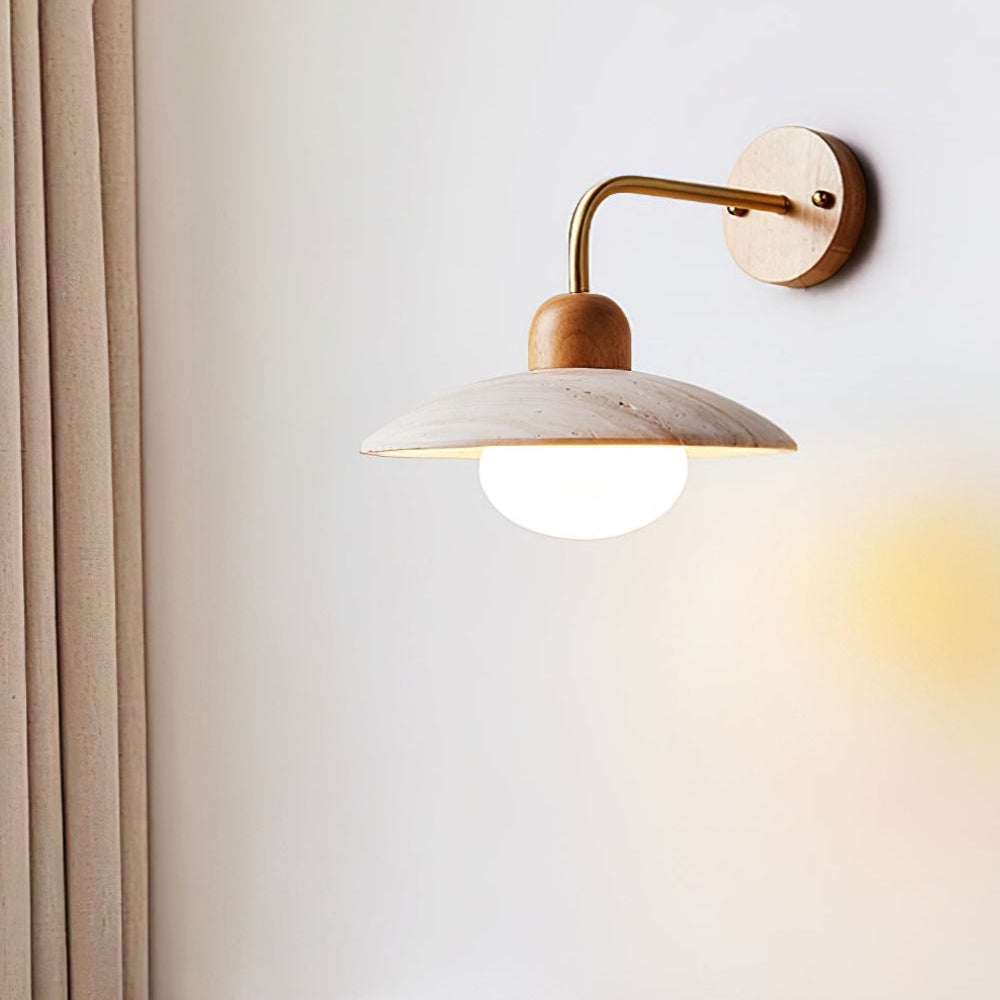 Modernes Design Disc Travertin Wandleuchte