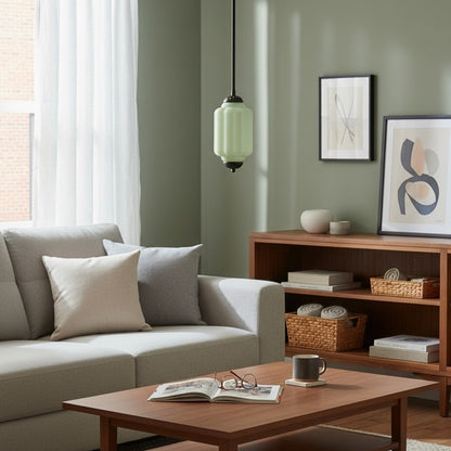 Eloise Petite Pendant Light - Vintage Milk Glass Lamp