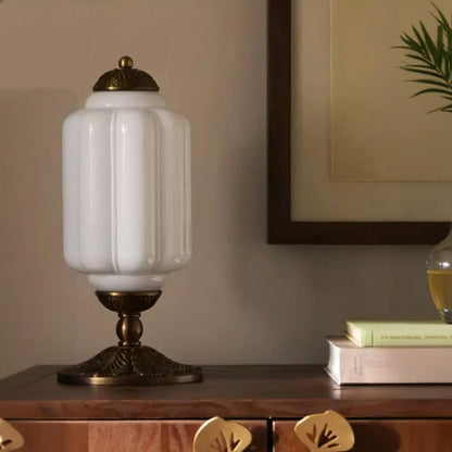 Eloise Tischlampe - Vintage Design Glas Tischlampe