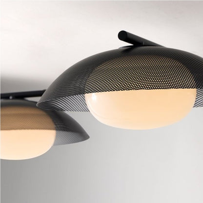 Elorina 3-Light Flush Mount Glass/Metal Ceiling Light - A Stylish Fixture for Modern Spaces