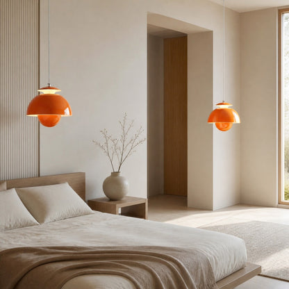 Orin Modern Nordic Metal Flower Hanging Light - Decorative Pendant Lamp for Bedroom and Kitchen