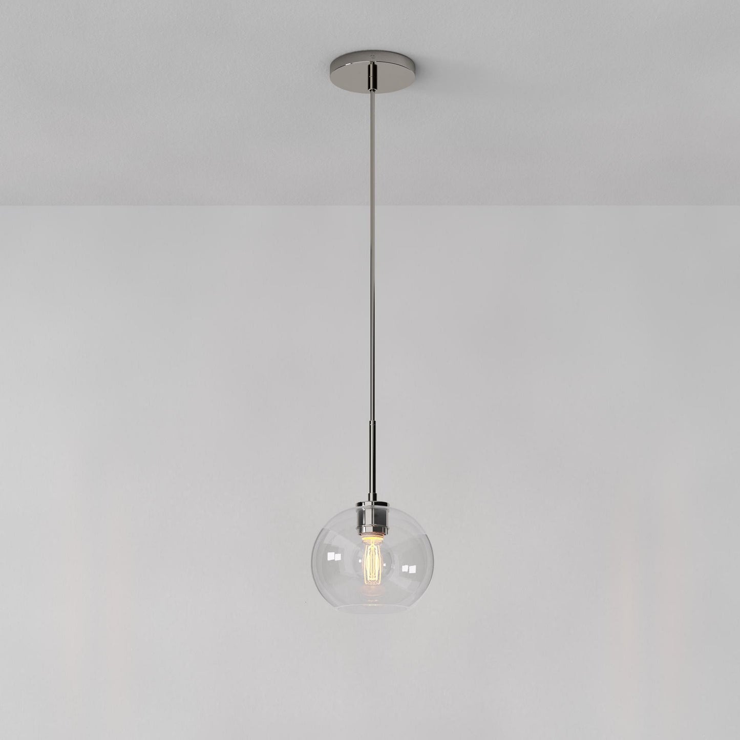 Selvion Sculptural Globe Pendant Light - Modern Glass Pendant Lamp - Sleek Design