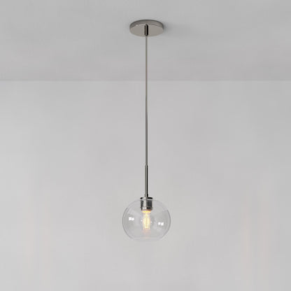 Selvion Sculptural Globe Pendant Light - Modern Glass Pendant Lamp - Sleek Design