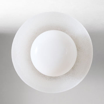 Elorina Sconce Wall Light - Textured Metal or Glass Shade