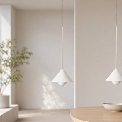 Brivana Adjustable Pendant – Cone Shade Light for Kitchen or Dining