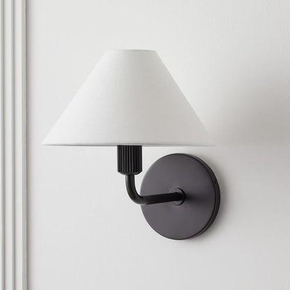 Diora Contemporary Wall Lamp with Soft Shade - Versatile Wall Sconce for Bedroom or Lounge