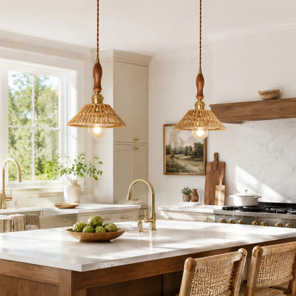 Kitchen island scene