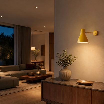 Modryx Adjustable Wall Light – Modern Minimalist Aluminium Lamp for Living Spaces