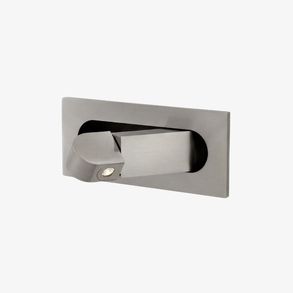 Noctiqo Adjustable LED Bedside Wall Light - Contemporary Design Metal Night Lamp for Home