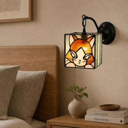 Installed wall lighting scene