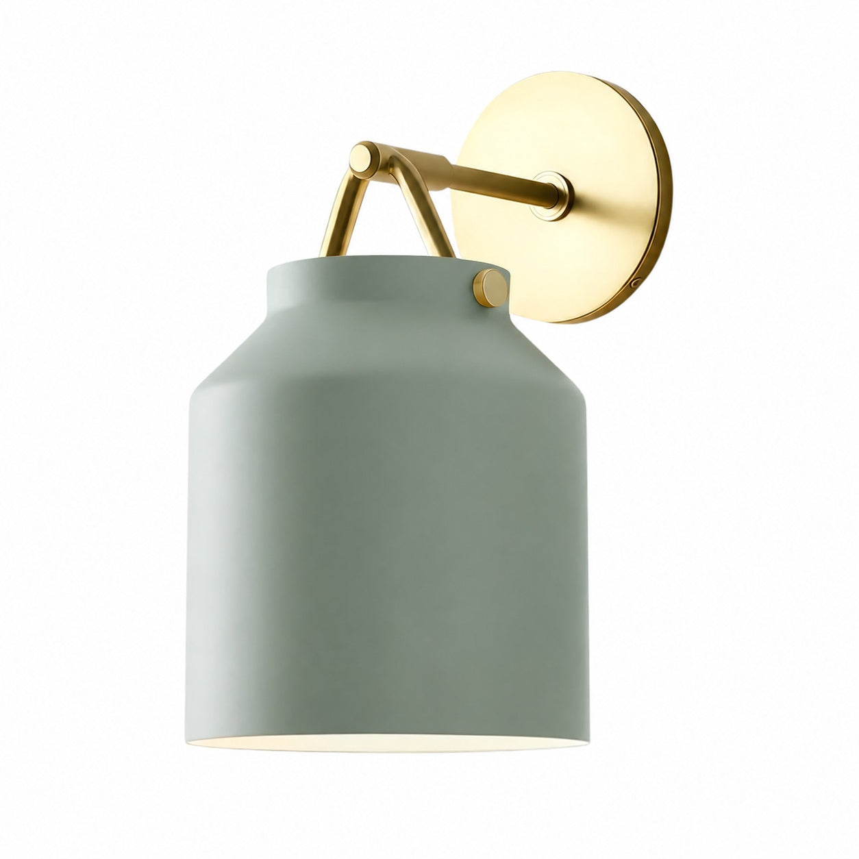 Hanton Moderne, minimalistische Wandleuchte aus Messing und Glas – feuchtigkeitsbeständig für Badezimmer