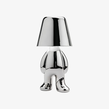 Aurabrova Rechargeable Human Figure Table Lamp – Modern Aluminium Lamp for Living Room