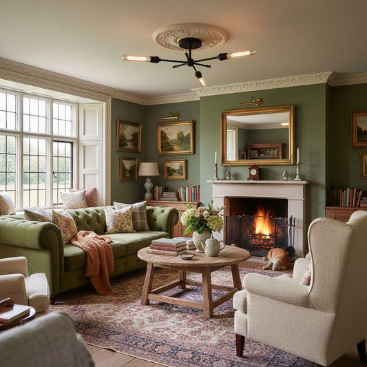 Mobilux Line Industrial Chandelier - Modern Ceiling Light Fixture for Home