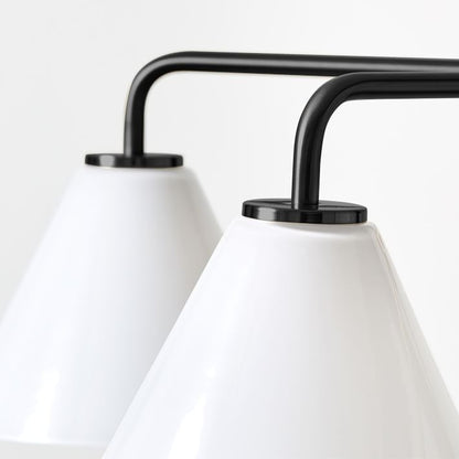 Conica Sculptural 5-Light Cone Chandelier - Modern Glass Lighting for Home