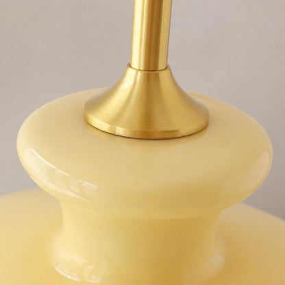 HaloVita Decorative Pendant Lamp – Minimalist Metal and Glass Pendant for Living Areas