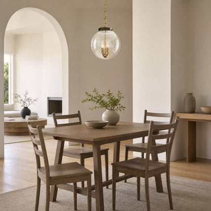 Sterling Minimalist Glass Pendant Collection - Vintage Brass Lighting Design