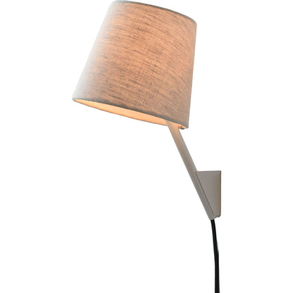 Novira Modern Minimalist Wall Sconce - Soft Pivoting Shade Design Bedroom Reading and Ambient Lighting