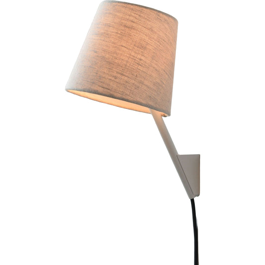 Novira Modern Minimalist Wall Sconce - Soft Pivoting Shade Design Bedroom Reading and Ambient Lighting