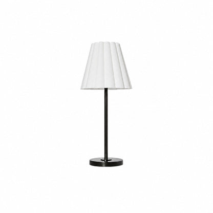 Ruffmeto Transitional Slim Table Lamp – Sculptural Shade Lighting for Living Room or Bedroom