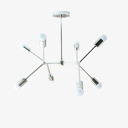 Mobilux Line Mobilux Line Modern Geometric Chandelier - Brass Ceiling Light Fixture