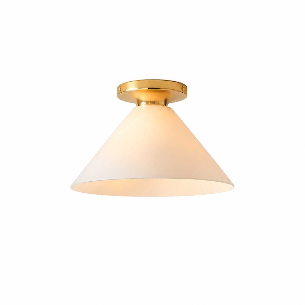 Conica Cone Flush Mount – Glas-Deckenleuchte für moderne Räume
