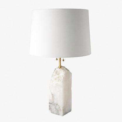 Raw Alabaster Table Lamp