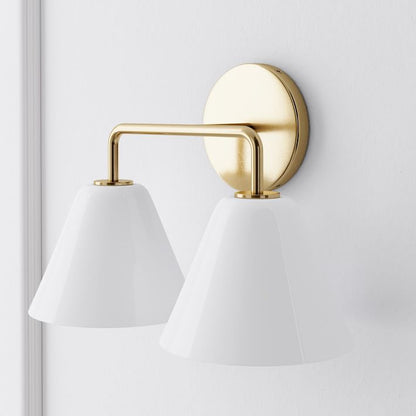 Conica Cone Wall Sconce - 1, 2, 3-Light Modern Glass Lighting