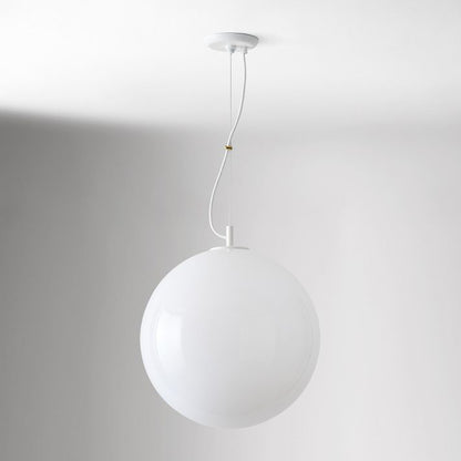 Lumivelle Minimalist Glass Pendant – Adjustable Height Dimmable Design