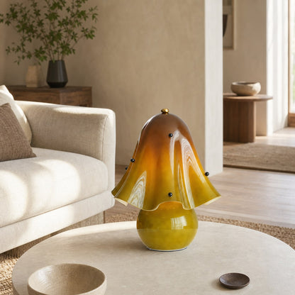 Bellina Decorative Table Lamp - Sculptural Bell Flower Shape