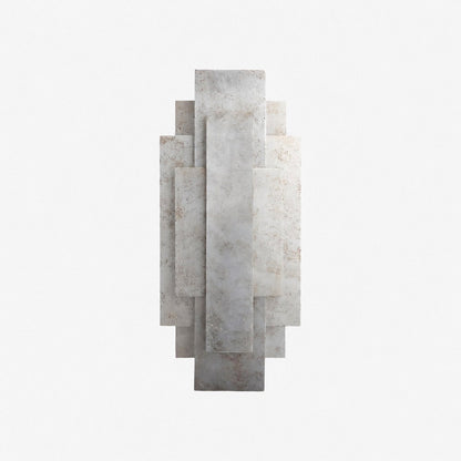 Kelsar Rectangular Wall Lamp - Gold and Silver Finishes for Living Room or Bedroom