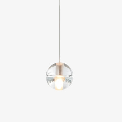 Lorivo Decorative Crystal Sphere Pendant Light Starry Visual for Lounge Areas