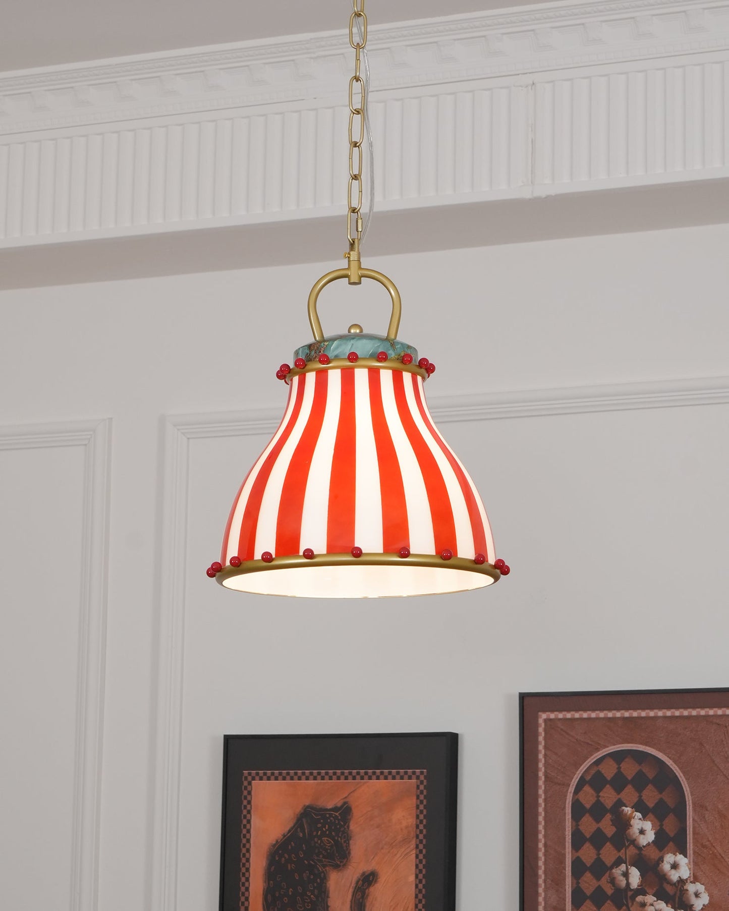 Dekoration Retro Glas Zirkus Pendelleuchte