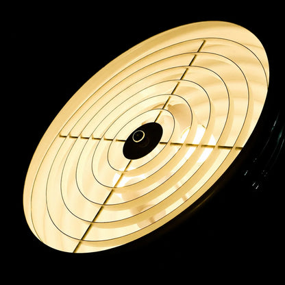 Warm illumination through the underside diffuser and guard detail