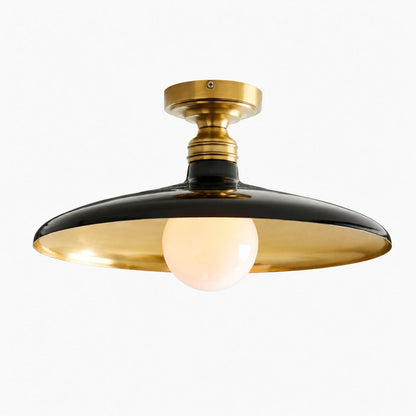 Forvara Farmhouse Deckenleuchte aus Metall – Deckenlampe in Schwarz oder Weiß