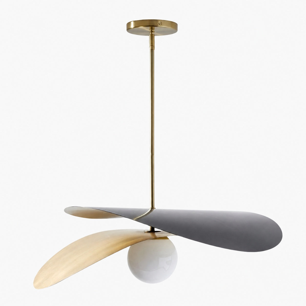 Tynora Pendelleuchte – Modern mit Metallic-Oberflächen und Glas