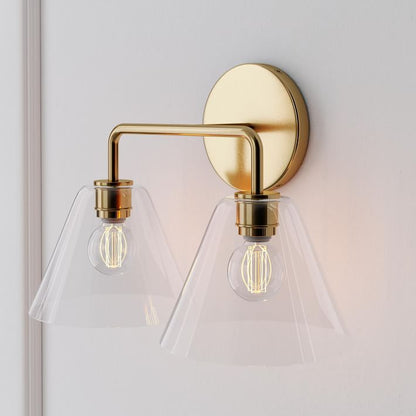 Conica Cone Wall Sconce - 1, 2, 3-Light Modern Glass Lighting