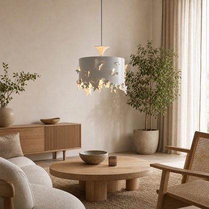 Alaria Design Pendant Lamp - Artistic Pendant Light with Ambient Shadow for Living Room