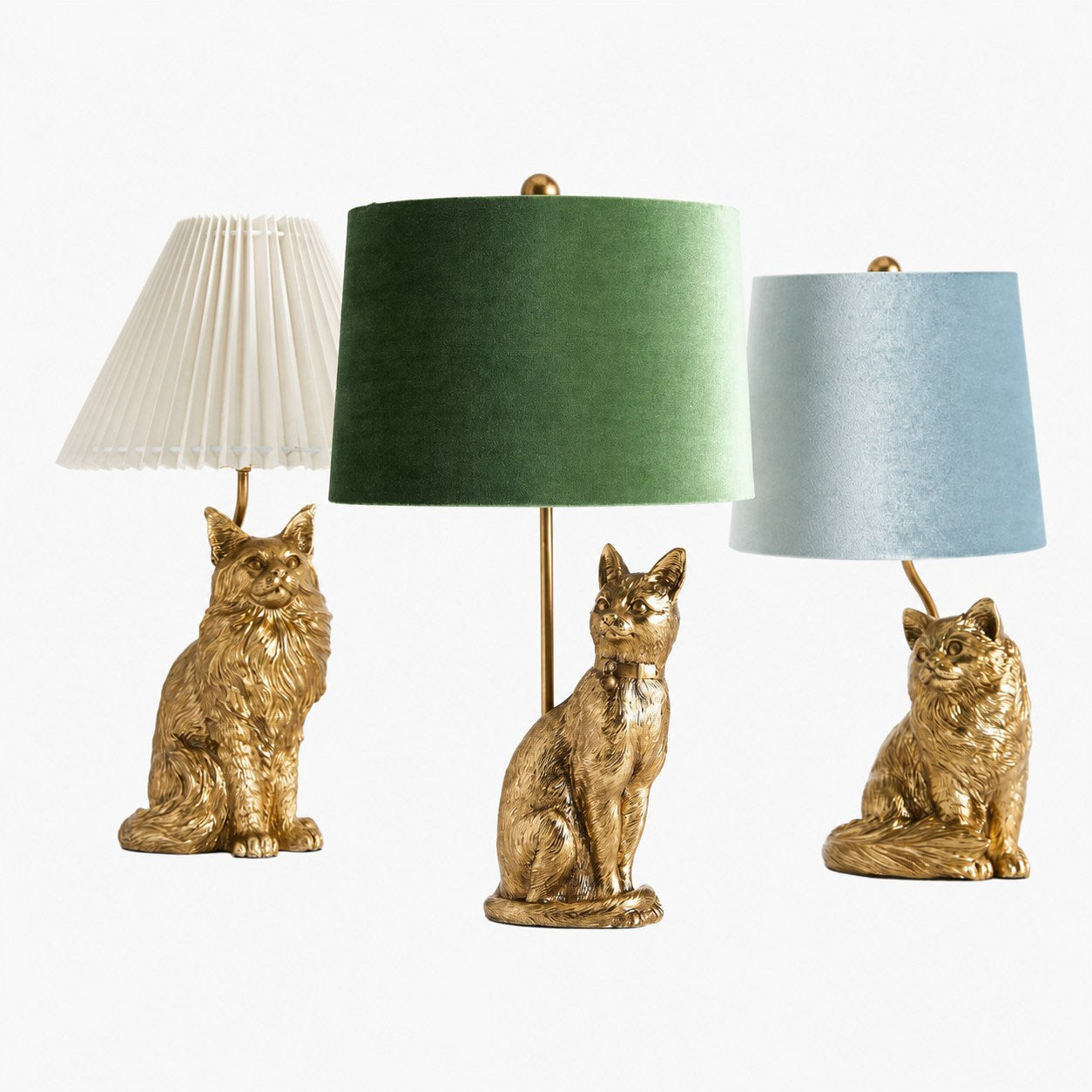 Pawdia Einzigartige Tischlampe – Dekorative Keramik-Tier-Nachttischlampe