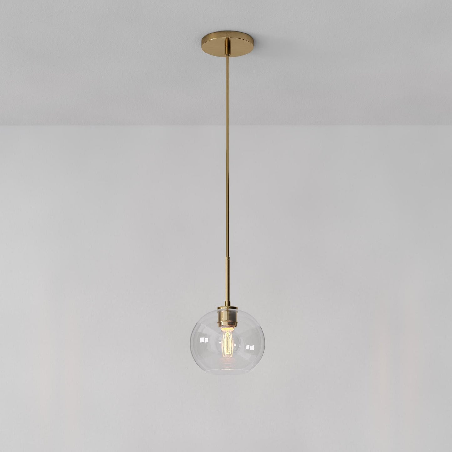 Selvion Sculptural Globe Pendant Light - Modern Glass Pendant Lamp - Sleek Design