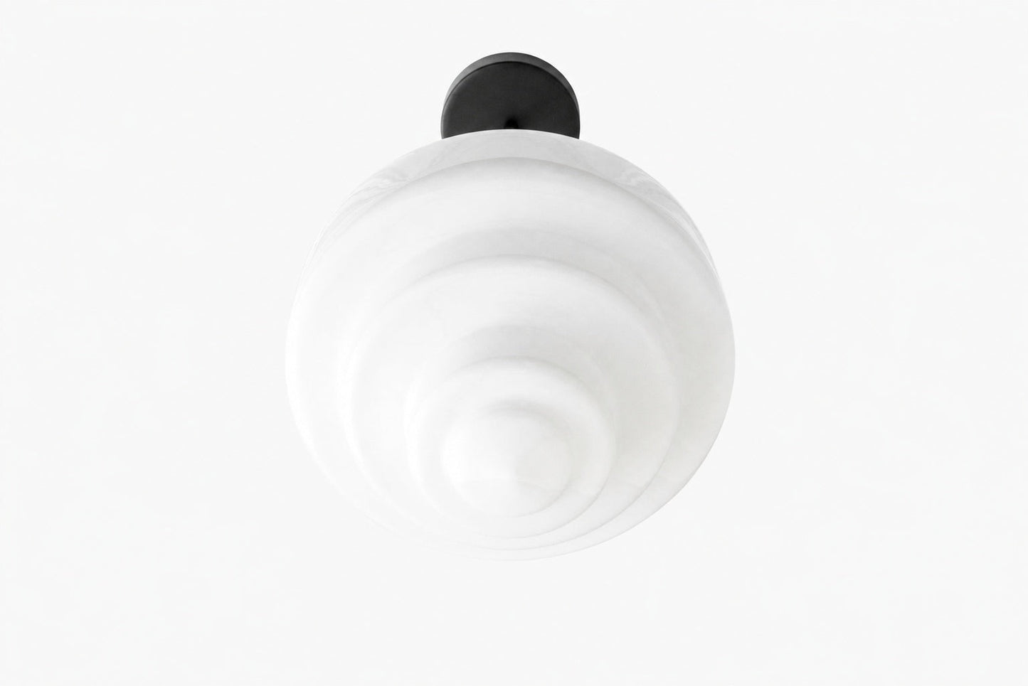 Geotower Glas-Messing-Pendelleuchte – Art Deco Opal Globe Deckenleuchte
