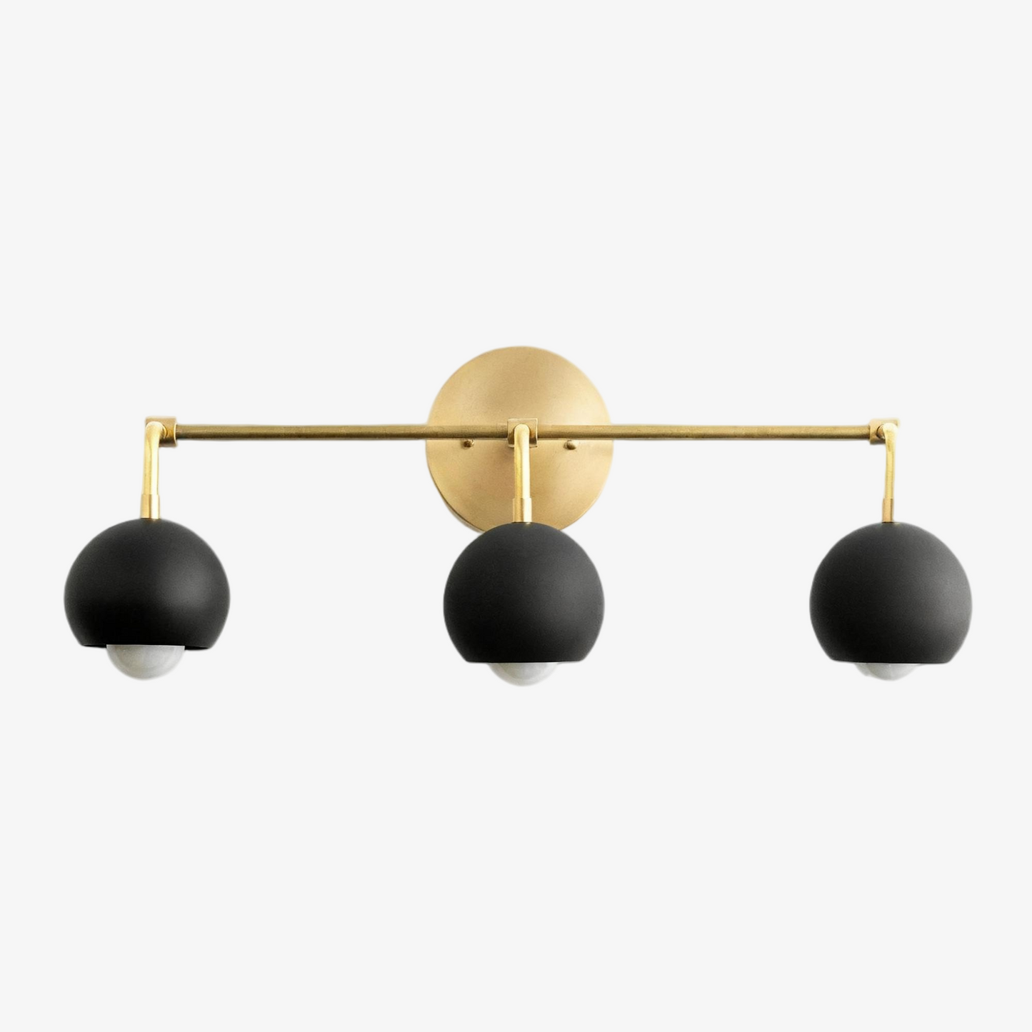 Metio Kuppel-Dekoratives Schminklicht – Klassische Badezimmer-Wandlampe mit Kugelschirm