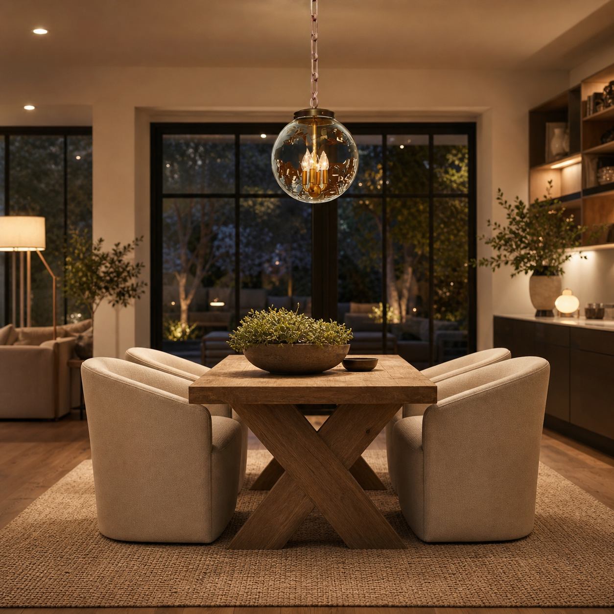 Sterling Minimalist Glass Pendant Collection - Vintage Brass Lighting Design