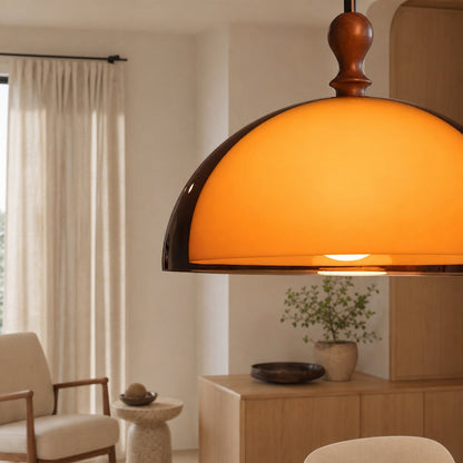 Afterglow Sunset Medieval Pendant Light - French Acrylic Pendant for Dining and Foyer