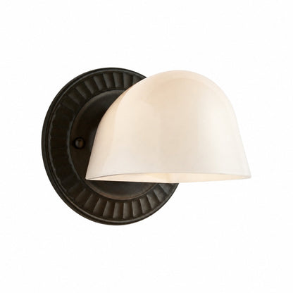 Fiea Wandleuchte mit Rillenmuster – Art-Deco-inspiriertes Design mit sanfter Ambientebeleuchtung für Badezimmer oder Schlafzimmer