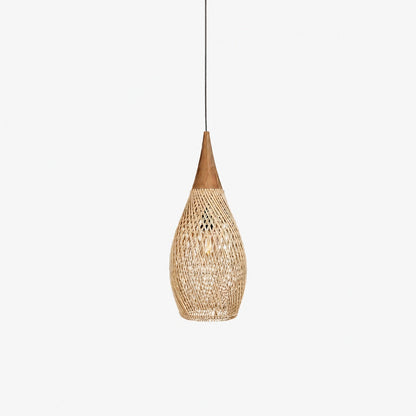 Harp Braided Rattan Pendant Lamp
