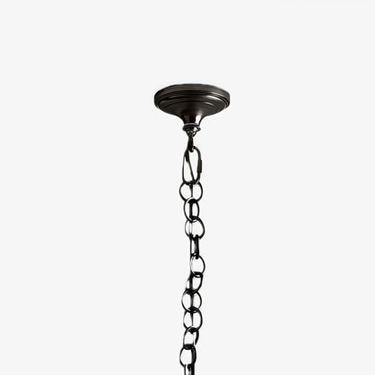 Lirra Hand Blown Glass Hanging Light – Industrial Style for Living Rooms and Entryways U11