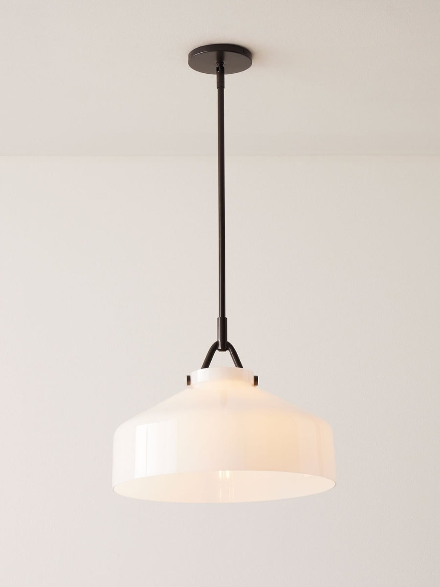 Skandinavisch Metallstange Glockenform Pendelleuchte