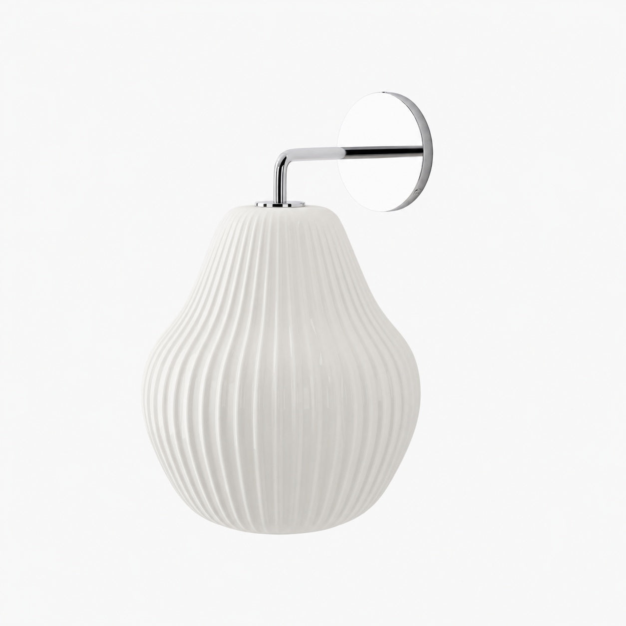 Rivrona Wandleuchte aus geripptem Glas – elegante, moderne Beleuchtung für Flur und Schlafzimmer